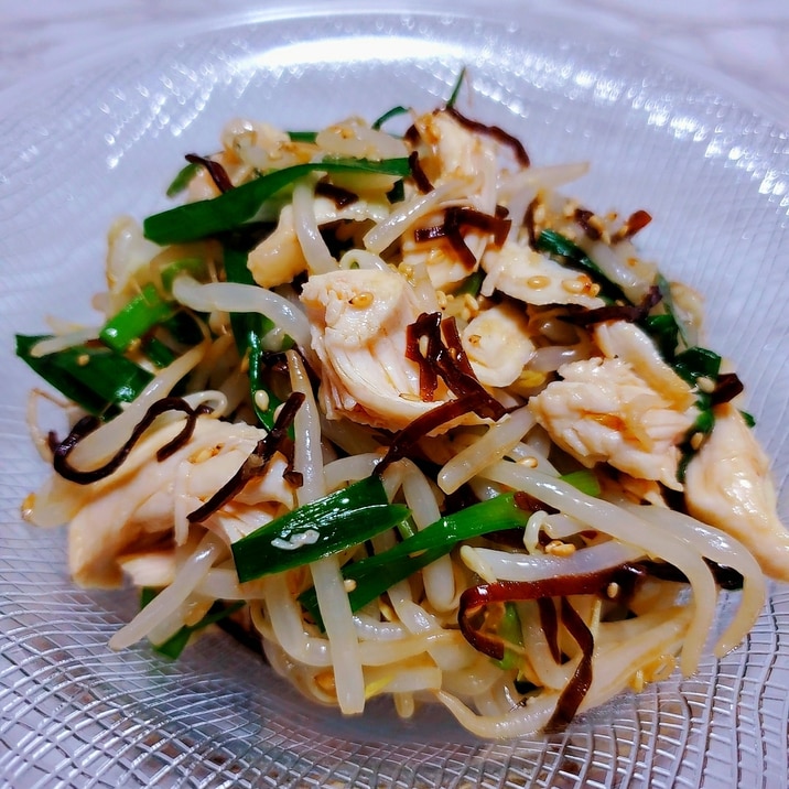 ささみとニラもやしの塩昆布ナムル レシピ 作り方 By じゅん たま 楽天レシピ ささみとニラもやしの塩昆布ナムル レシピ 作り方 By じゅん たま 楽天レシピ